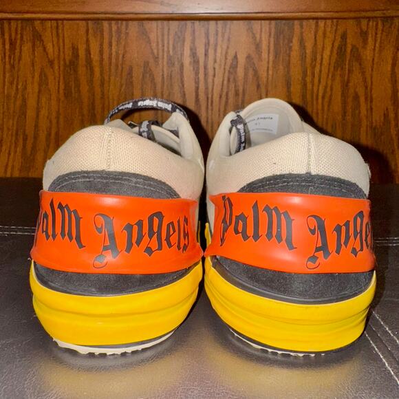 Palm Angels Men's Multicolor Low Top Canvas Scarpa Flame Shoes - Size 41 NWOT - Picture 8 of 12